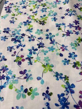Watercolor Meadow by Studio RK Cotton Fabric 1/2 yard x 108"
